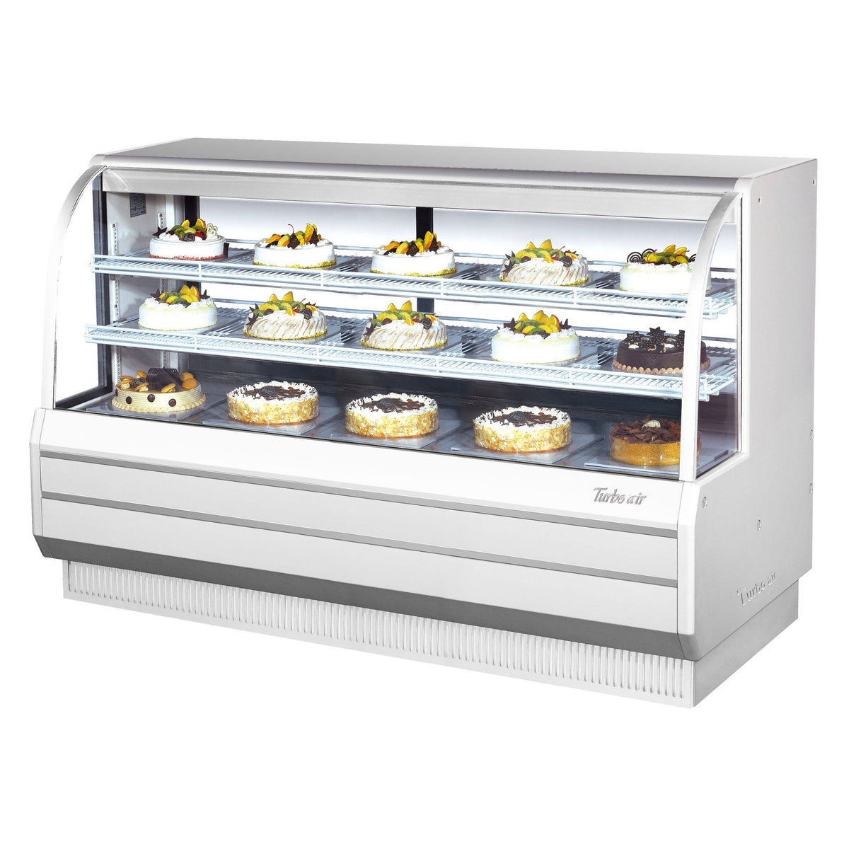 Turbo Air Refrigeration TCGB-72 Refrigerated Bakery Case, 23.2 cu. ft., 115V - White