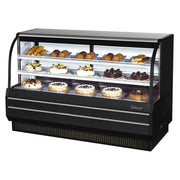 Turbo Air Refrigeration TCGB-72 Refrigerated Bakery Case, 23.2 cu. ft., 115V - Black