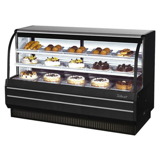 Turbo Air Refrigeration TCGB-72 Refrigerated Bakery Case, 23.2 cu. ft., 115V - Black