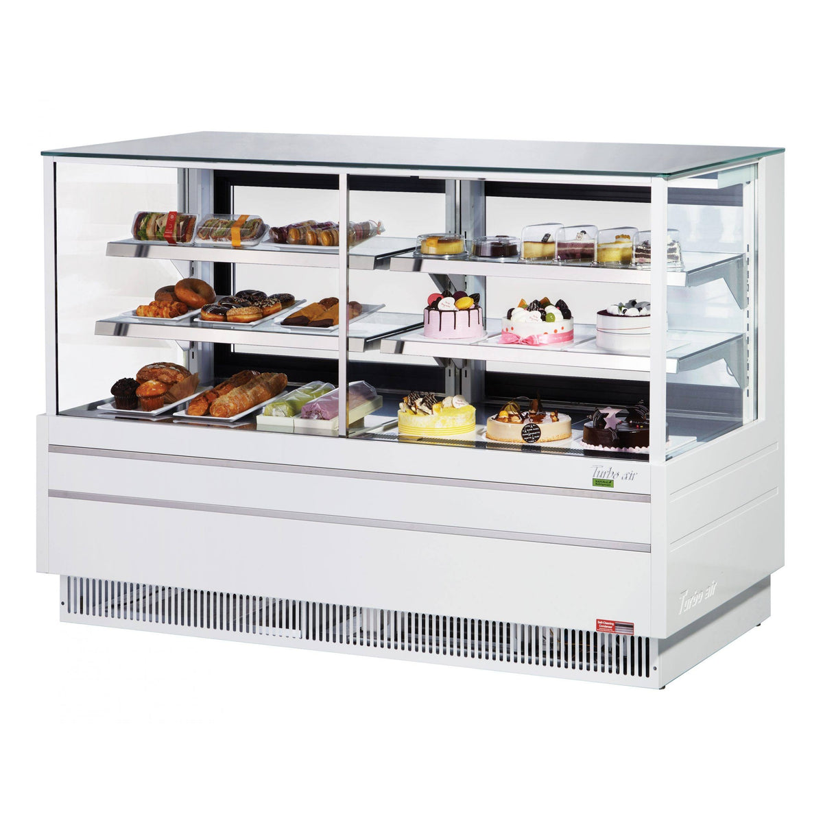 Turbo Air Refrigeration TCGB-72UF-CO-W-N Refrigerated Bakery Case, 12.2 cu. ft., 115V - Default Title