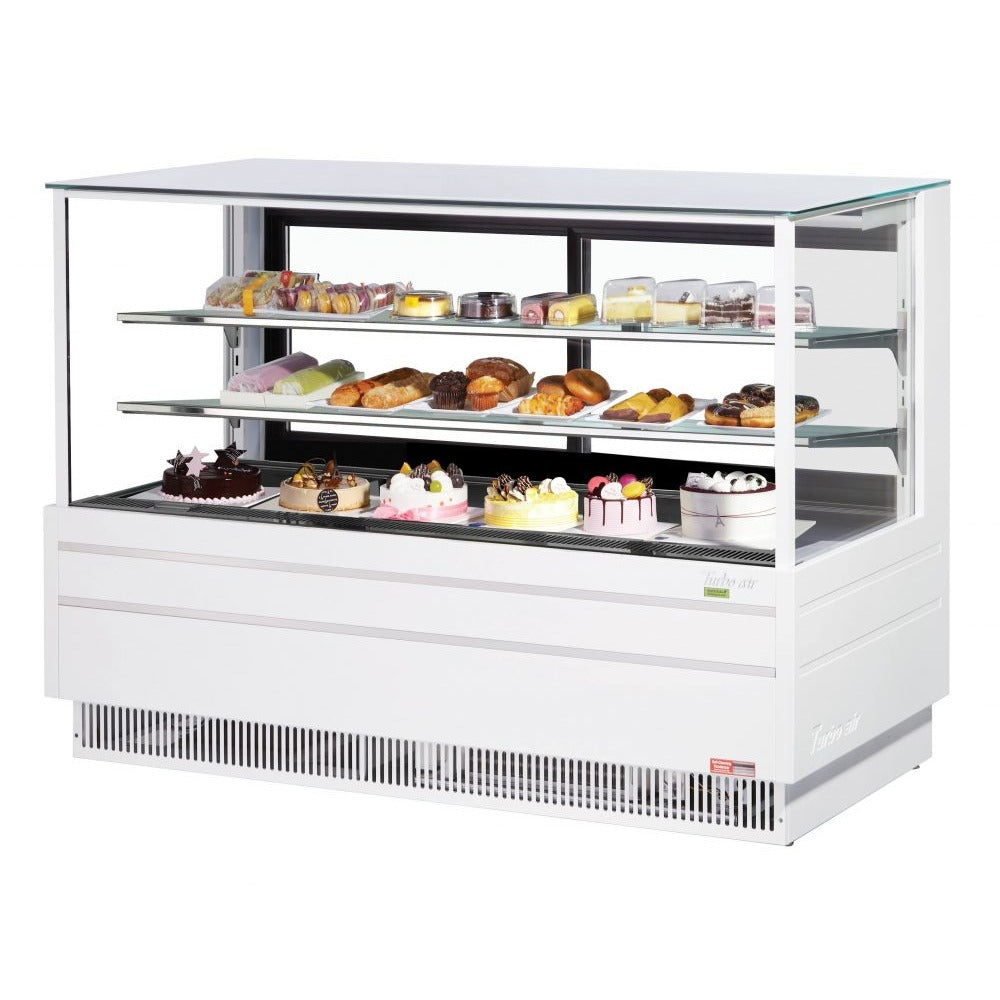 Turbo Air Refrigeration TCGB Refrigerated Bakery Case, 50 1/8" High, 115V - 23.2 cu. ft.
