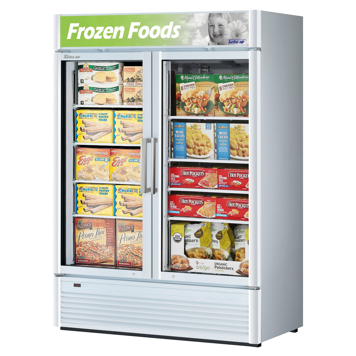 Turbo Air Refrigeration TGF-47SD-N Door Freezer, 39 cu. ft., 115V - White