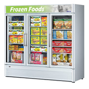 Turbo Air Refrigeration TGF-72SD-N Door Freezer, 60.43 cu. ft., 115V - Black