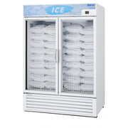 Turbo Air Refrigeration TGIM Ice Merchandiser, 78 1/4" High, 115V - 46.2 cu. ft.