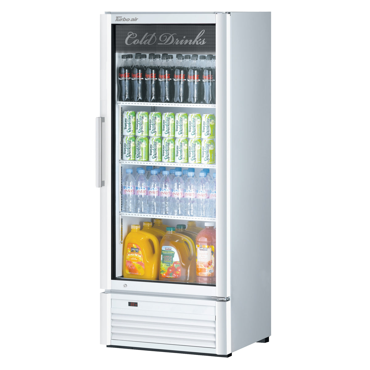 Turbo Air Refrigeration TGM Door Refrigerated Merchandiser, 10.19 cu. ft., 115V - White