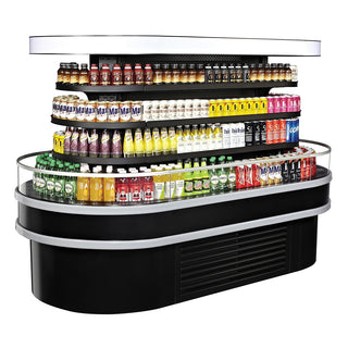 Turbo Air Refrigeration TIOM-48RSRB-N Display Case, 28.8 cu. ft., 220V - Default Title