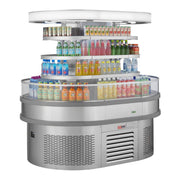 Turbo Air Refrigeration TIOM Display Case, 19.2 cu. ft., 220V - Silver