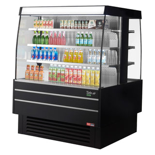 Turbo Air Refrigeration TIOM Display Case, 17.6 cu. ft., 220V - Black