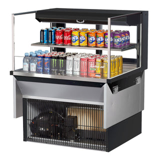 Turbo Air Refrigeration TOM-36L-UFD Merchandiser, 7.5 cu. ft., 115V - Black