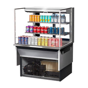 Turbo Air Refrigeration TOM-36L-UFD Merchandiser, 11.1 cu. ft., 115V - Silver