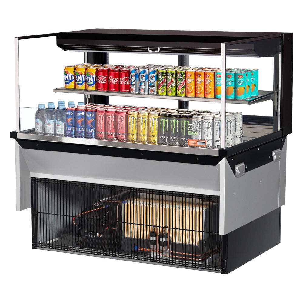 Turbo Air Refrigeration TOM-48L-UFD Merchandiser, 10.2 cu. ft., 115V - Black