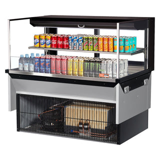 Turbo Air Refrigeration TOM-48L-UFD Merchandiser, 10.2 cu. ft., 115V - Black