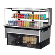 Turbo Air Refrigeration TOM-48L-UFD Merchandiser, 10.2 cu. ft., 115V - Silver