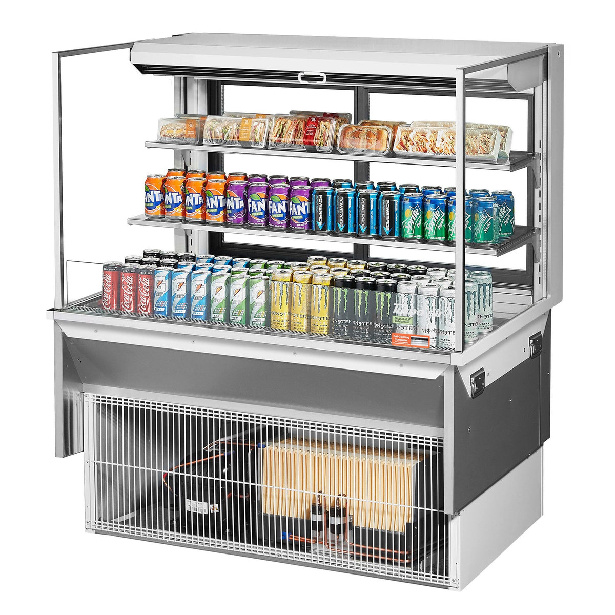 Turbo Air Refrigeration TOM-48L-UFD Merchandiser, 6.3 cu. ft., 115V - White
