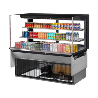 Turbo Air Refrigeration TOM-60L-UFD Merchandiser, 19.3 cu. ft., 115V - Black