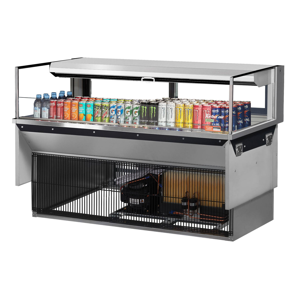 Turbo Air Refrigeration TOM-60L-UFD Merchandiser, 8 cu. ft., 115V - Silver