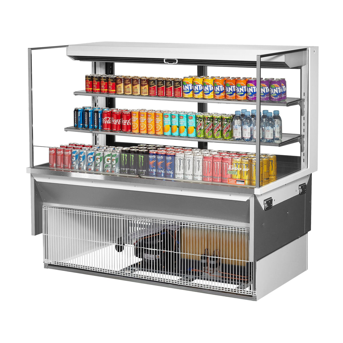 Turbo Air Refrigeration TOM-60L-UFD Merchandiser, 19.3 cu. ft., 115V - White