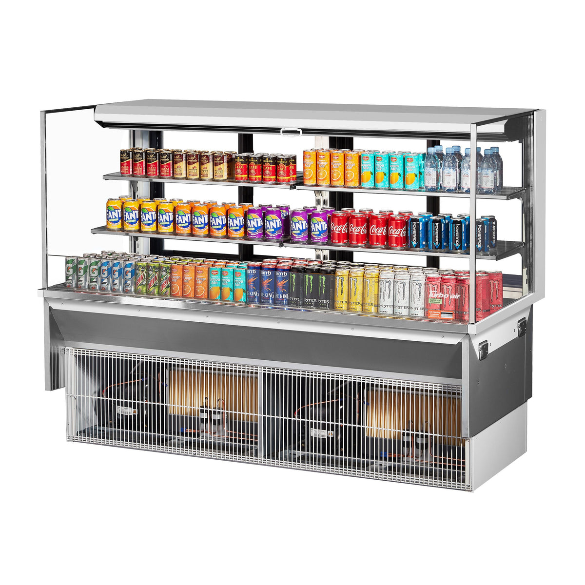Turbo Air Refrigeration TOM-72L-UFD Merchandiser, 15.8 cu. ft., 115V - White