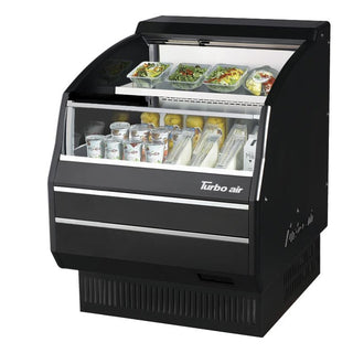 Turbo Air Refrigeration TOM Display Case, 5.1 cu. ft., 115V - Black
