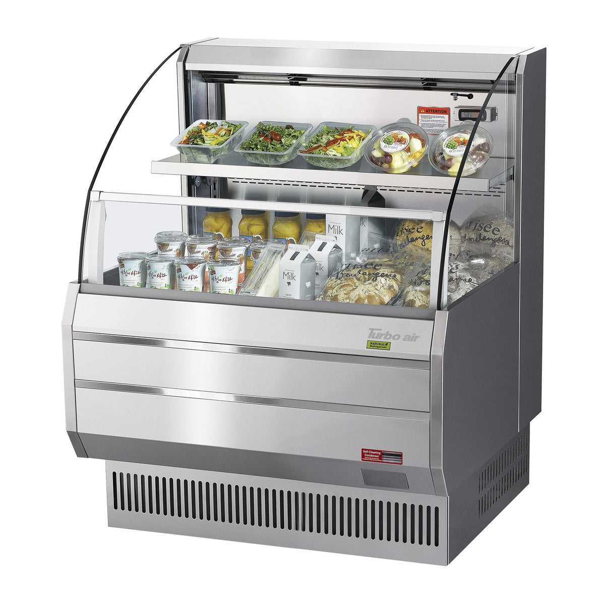 Turbo Air Refrigeration TOM Display Case, 5.1 cu. ft., 115V - Silver
