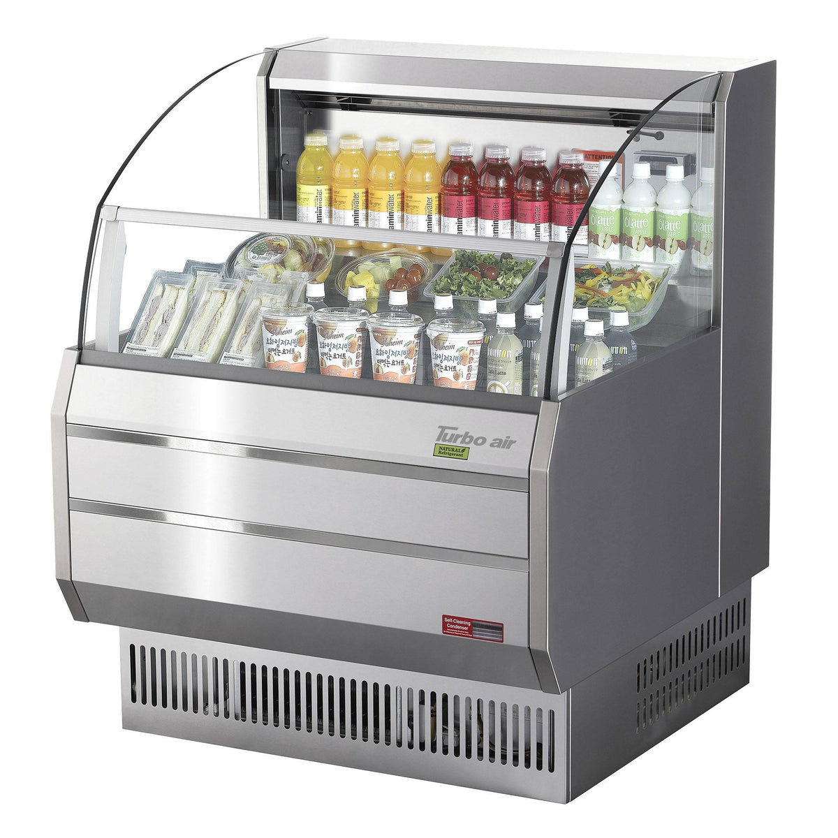 Turbo Air Refrigeration TOM Display Case, 4.7 cu. ft., 115V - Silver