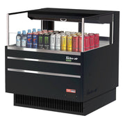 Turbo Air Refrigeration TOM-36L-UFD Air Curtain Merchandiser, 4.6 cu. ft., 115V - Black