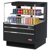 Turbo Air Refrigeration TOM-36L-UFD Air Curtain Merchandiser, 7.5 cu. ft., 115V - Black