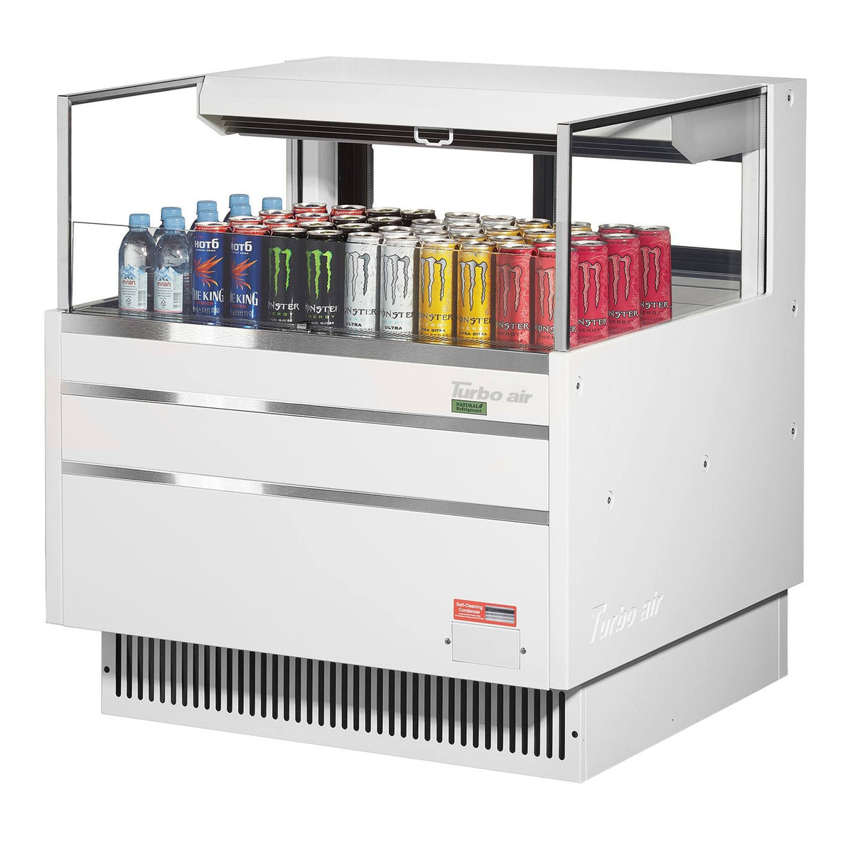 Turbo Air Refrigeration TOM-36L-UFD Air Curtain Merchandiser, 4.6 cu. ft., 115V - White