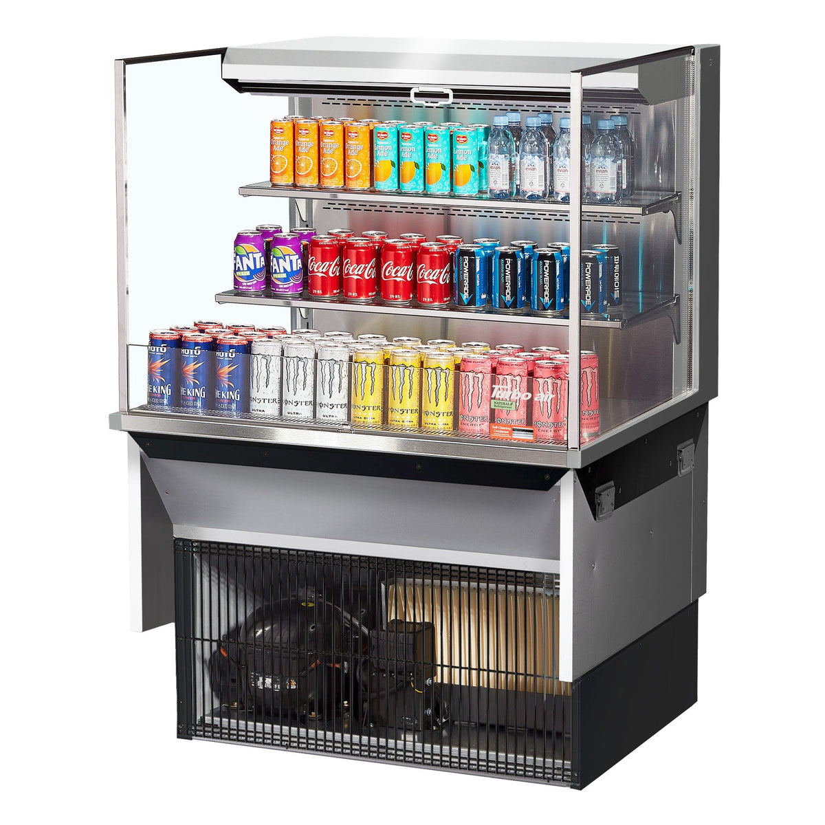 Turbo Air Refrigeration TOM-36L-UF Merchandiser, 11.1 cu. ft., 115V - Silver