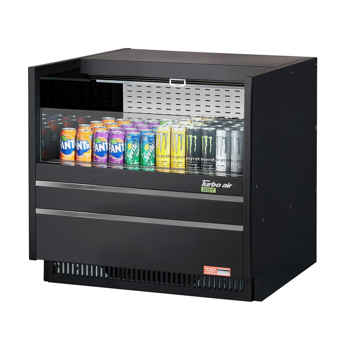 Turbo Air Refrigeration TOM-36UC Merchandiser, 5 cu. ft., 115V - Black