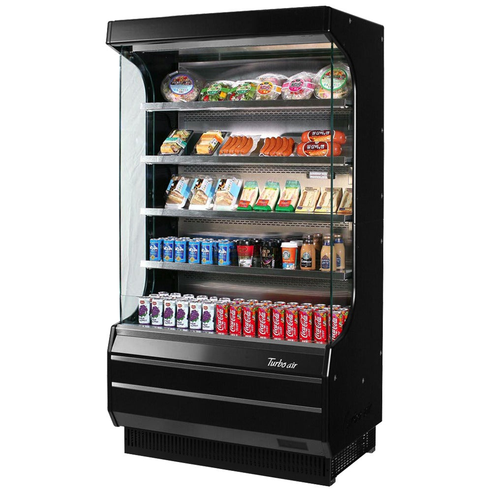 Turbo Air Refrigeration TOM Air Curtain Merchandiser, 12.5 cu. ft., 115V - White