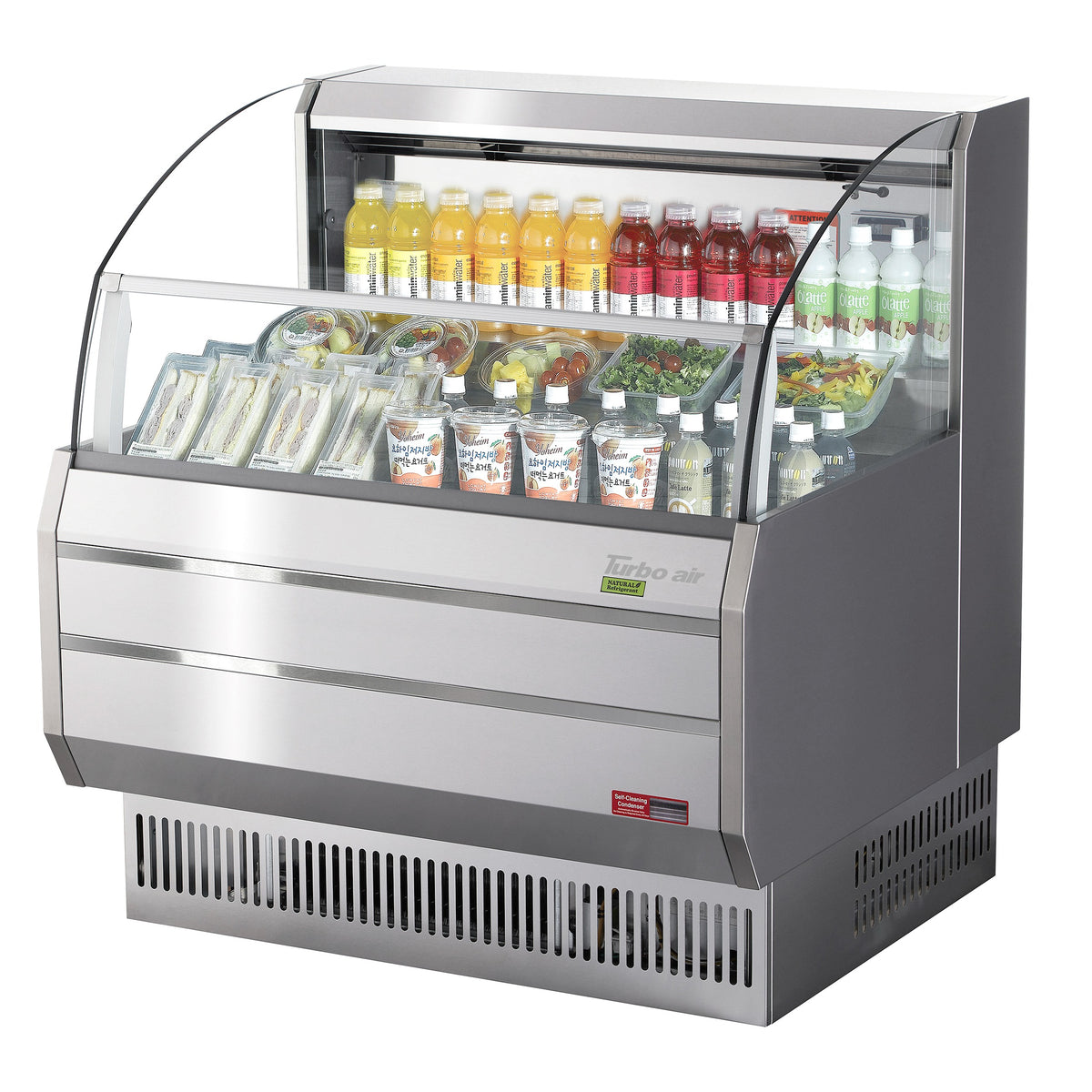 Turbo Air Refrigeration TOM-40SS-N Air Curtain Merchandiser, 6.7 cu. ft., 115V - Default Title