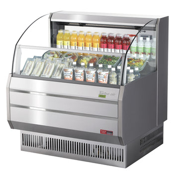 Turbo Air Refrigeration TOM-40SS-N Air Curtain Merchandiser, 6.7 cu. ft., 115V - Default Title