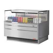Turbo Air Refrigeration TOM-48L-UF Air Curtain Merchandiser, 6.3 cu. ft., 115V - Silver