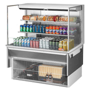 Turbo Air Refrigeration TOM-48L-UF Air Curtain Merchandiser, 6.3 cu. ft., 115V - White