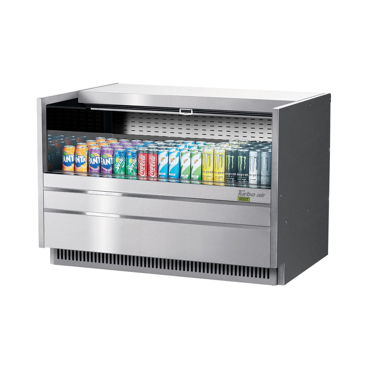 Turbo Air Refrigeration TOM-48UC Merchandiser, 6.8 cu. ft., 115V - Silver