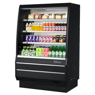 Turbo Air Refrigeration TOM Air Curtain Merchandiser, 11.1 cu. ft., 115V - Black