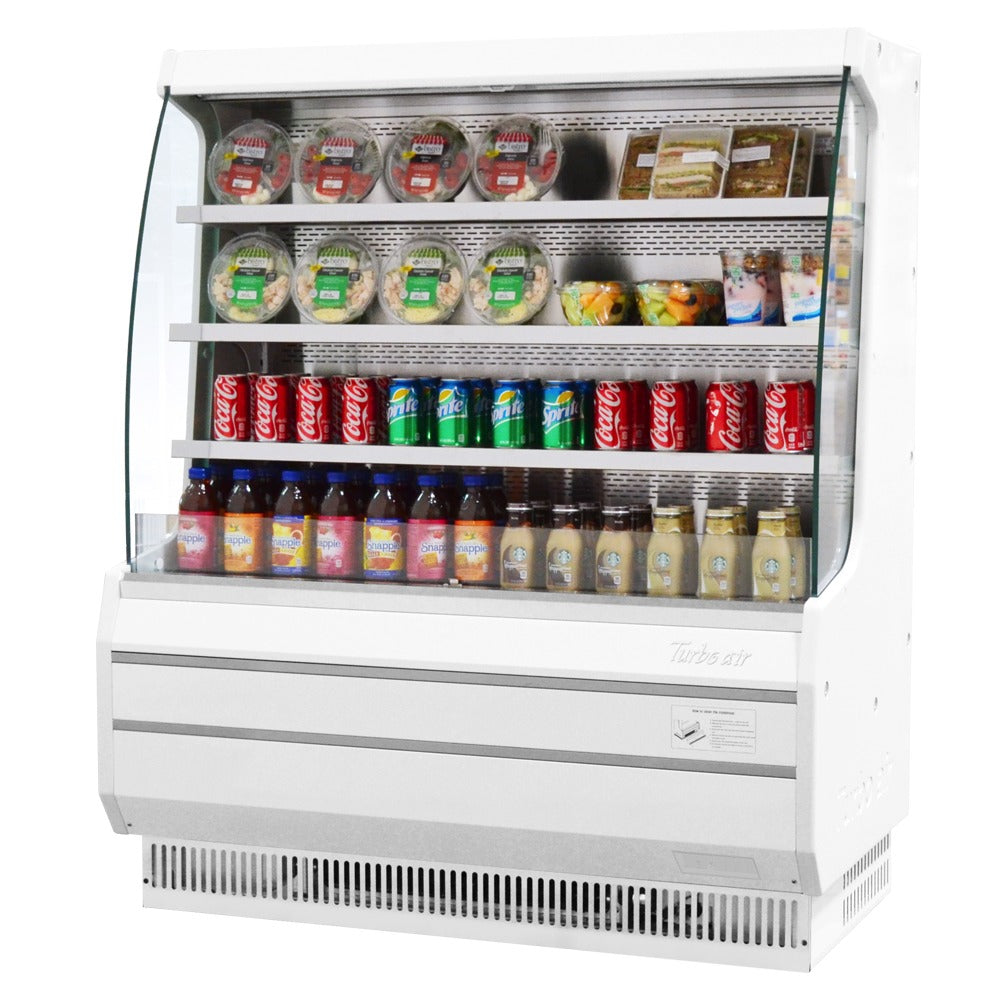 Turbo Air Refrigeration TOM Air Curtain Merchandiser, 11.1 cu. ft., 115V - White