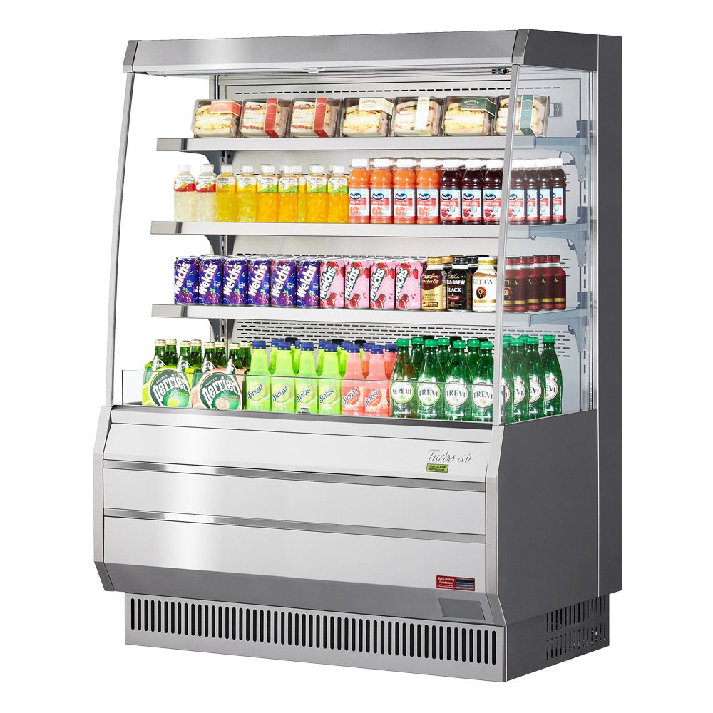 Turbo Air Refrigeration TOM Display Case, 60 1/4" High, 115V - 11.1 cu. ft.