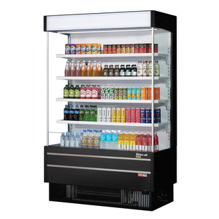 Turbo Air Refrigeration TOM Display Case, 21.3 cu. ft., 115V - Black
