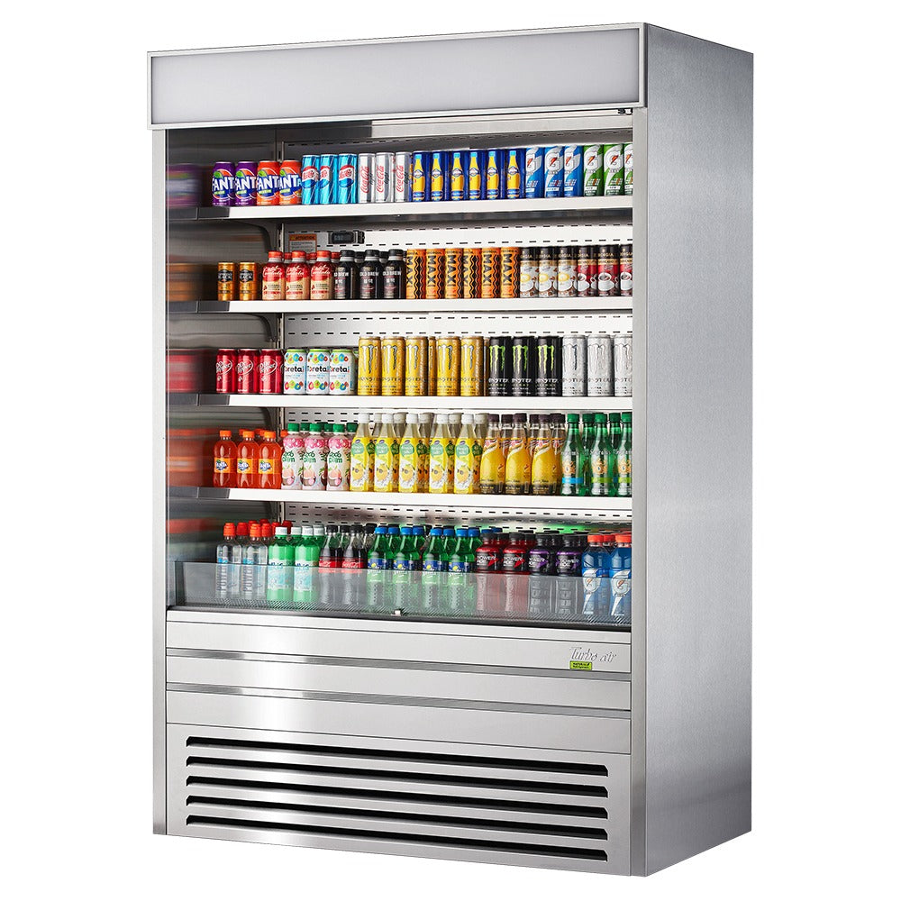 Turbo Air Refrigeration TOM Display Case, 80 1/2" High, Silver - 30.6 cu. ft.