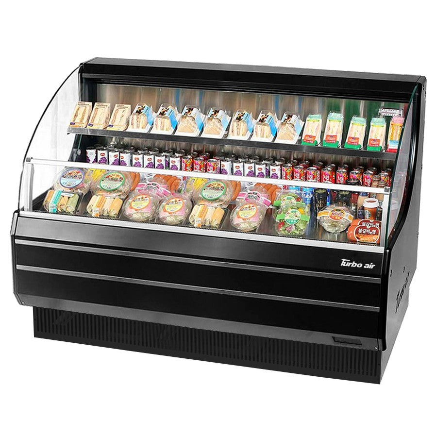 Turbo Air Refrigeration TOM Display Case, 12.3 cu. ft., 115V - Black