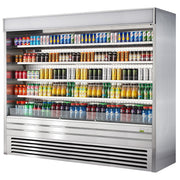 Turbo Air Refrigeration TOM Display Case, 80 1/2" High, Silver - 48.3 cu. ft.