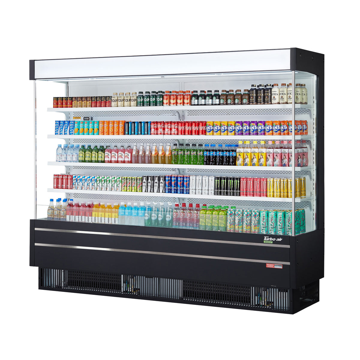 Turbo Air Refrigeration TOM Display Case, 42.6 cu. ft., 220V - Black