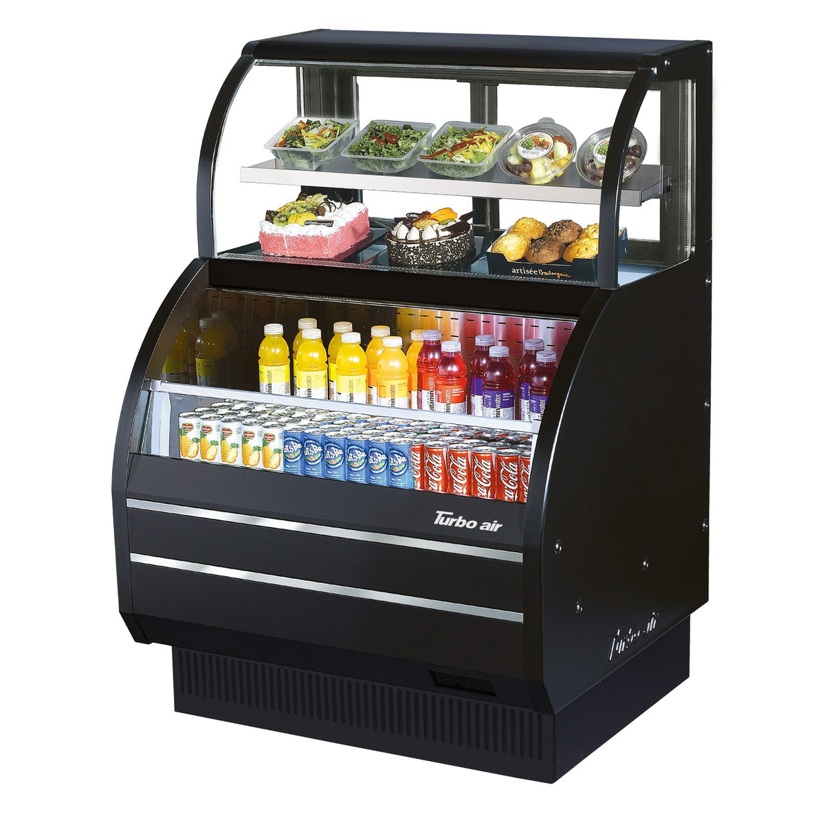 Turbo Air Refrigeration TOM-W Display Merchandiser, 56 1/2" High, 115V - 10.6 cu. ft.