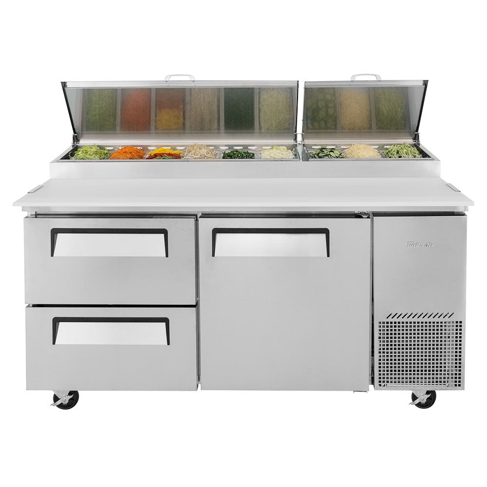 Turbo Air Refrigeration TPR-67SD-D2-N Pizza Prep Table, 20 cu. ft., 115V - photo 3