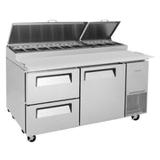 Turbo Air Refrigeration TPR-67SD-D2-N Pizza Prep Table, 20 cu. ft., 115V - photo 8
