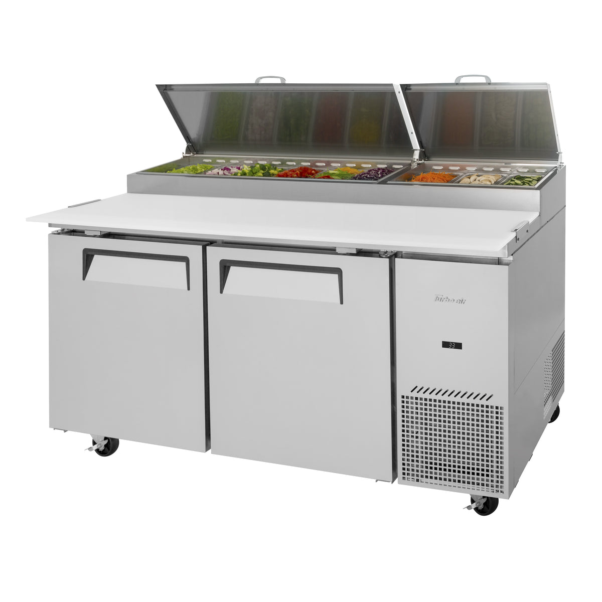 Turbo Air Refrigeration TPR-67SD-N Pizza Prep Table, 20 cu. ft., 115V - photo 2
