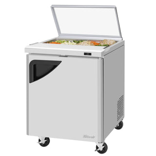 Turbo Air Refrigeration TST-28SD Sandwich Prep Table, 27 1/2" Wide, 115V - 7 cu. ft.