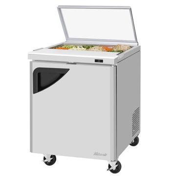 Turbo Air Refrigeration TST-28SD Sandwich Prep Table, 27 1/2" Wide, 115V - 7 cu. ft.